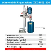 Perceuse à noyau diamantée de table Dongcheng pour le perçage et l'échantillonnage du béton, modèle 3800W FF02-250