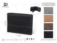 Portafoglio da uomo in pelle con confezione regalo, stile business, regalo per la festa del papà MHT-100311 - Product Image 1