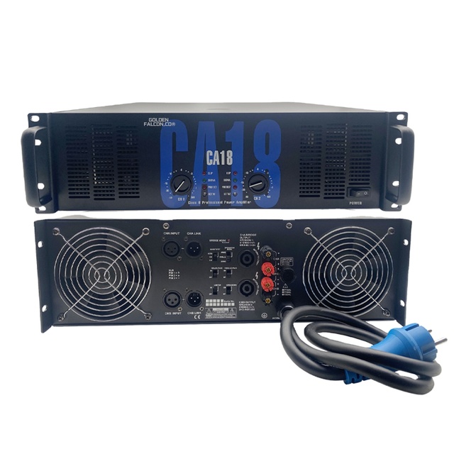 Professional 1150w to 5700w Amplifier Sound System Amplifier 2 Stereo Amplificador De Potencia CA18 Power Amplifier