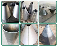 Máquina de Laminación de Placas de 4 Rodillos HOGI Cone, Conexión Multieje, Función de Inclinación del Rodillo Superior para una Formación de Conos Precisa