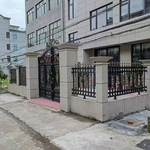 Chất lượng cao tùy chỉnh đúc mới nhất vườn cổng thiết kế nhôm trượt cổng biệt thự hàng rào cửa trước - Product Image 3