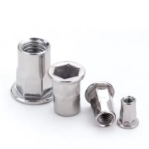 Nửa lục giác mù đinh tán hạt thép không gỉ Đầu Phẳng - Product Image 2