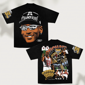 เสื้อยืดโอเวอร์ไซส์วินเทจทรงหลวม ผ้าหนานุ่ม ซักแล้ว ทรงไหล่ตก สตรีทแวร์สั่งทำพิเศษ ผ้าฝ้าย 100% พิมพ์ลายกราฟิกด้วยระบบ DTG - Product Image 2