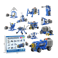 Blocs de robots éducatifs 330 + pcs 12 en 1 Kit de blocs d'ingénierie électrique STEM Science Toy Take Apart Toys