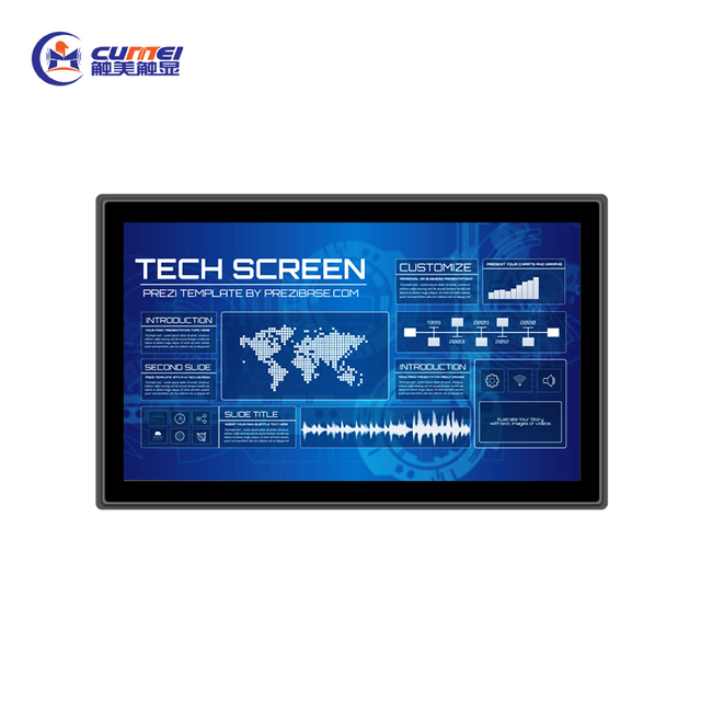 OEM Rugged Smart Touch Screen Panel Black for Business 1 Set Aluminium Alloy 27 Inch 16:9 Capacitive Touch Screen Monitor