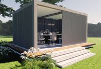 Kits de Techo de Pérgola de Aluminio para Jardín, Cubierta para Patio Trasero de 4m x 3m, Toldo Retráctil con Techo de Lamas y Pantalla