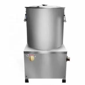 Máquina de borrifação de batata de vegetais centrífuga, automática, de aço inoxidável, batata batata frita/máquina deshidratadora de frutas