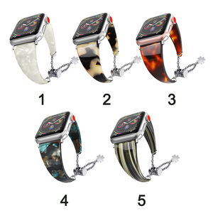 <span class=keywords><strong>Bracelet</strong></span> de montre iwatch mince en résine pour femmes, <span class=keywords><strong>40mm</strong></span> 41mm 42mm 45mm 46mm 49mm - Product Image 1