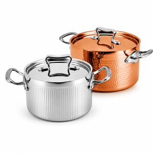 Bol à huîtres en métal robuste avec finition vintage pour la restauration hôtelière et les événements - Product Image 3