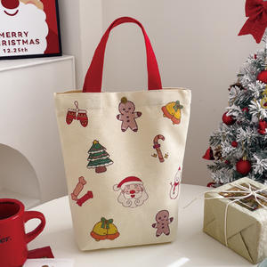 Bolsas de Regalo Navideñas para Niños al por Mayor, Bolsas de Regalo Personalizadas de Navidad, Bolsas de Compras de Algodón con Cordón, Bolsas de Papá Noel - Product Image 4