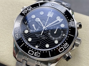 Reloj Mecánico de Buceo de Lujo de la Mejor Calidad, 44 mm, Fábrica N1, Movimiento 9900, Resistente al Agua, Bisel de Cerámica Negra, Cronógrafo, 300 m - Product Image 3