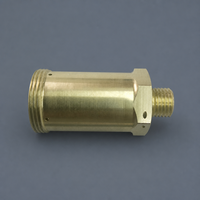 Cuerpo de Válvula de Retención Hidráulica de Latón de Alta Resistencia, Componente Industrial para Control de Fluidos, Carcasa de Válvula Antirretorno de Alto Flujo