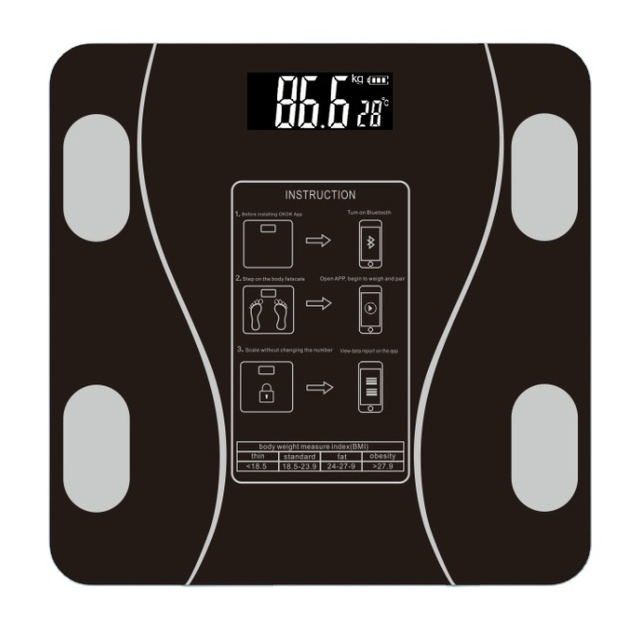 Smart Composition Monitor Wireless Bmi Bluetooth Digital Health Weighing Body Fat Scale