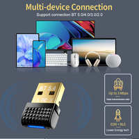 Transmisor y Receptor Inalámbrico BT 5.4, Dongle Plug and Play para PC, Altavoz, Ratón, Teclado
