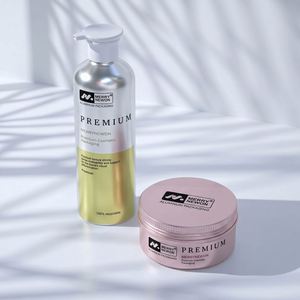 Minimalist Matte Finish <b>Bottles</b> Aluminum Shampoo <b>Bottle</b> with Pump Head Aluminum <b>Bottles</b> for Body Wash Shampoo Shower Gel - Product Image 4
