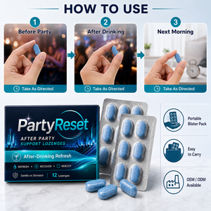 ยาเม็ดสมุนไพรเสริมอาหารหลังดื่มสูตรเฉพาะ OEM สำหรับงาน After Party แบรนด์ส่วนตัว สารสกัด DHM <span class=keywords><strong>NAC</strong></span> บำรุงร่างกายทุกวัน - Product Image 6