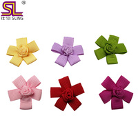 Ruban de satin fait main Bow Mini ruban fleur pour sous-vêtements décoration