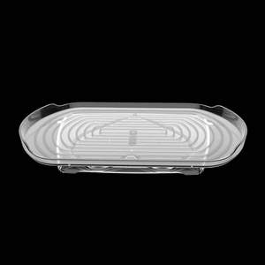 Lazy Susan: votre organisateur de rangement pour réfrigérateur ultime Crystal - Clear Rectangulaire Rotation à 360 degrés - Product Image 2