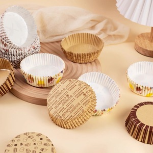 Doublures en papier enduit PET 110g doublures de muffins sans odeur tasse de cuisson de qualité alimentaire moule de cuisson de taille Standard pour Cupcake maison <span class=keywords><strong>boulanger</strong></span> - Product Image 1