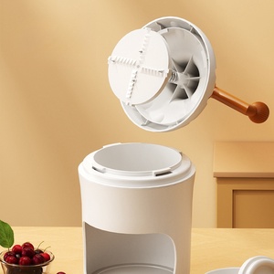 Wholesale Portable Manual Ice Crusher Small Kitchen Bar Tool for Smoothie <b>Maker</b> Sustainable Plastic Hand Crank Drink Blender - Product Image 6
