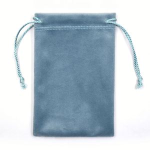 Nouvelle pochette en velours personnalisable, écologique et luxueuse, avec cordon de serrage - Product Image 6