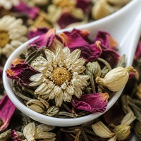 Thé aux fleurs et herbes mélangées en vrac 500g – Herbes séchées naturelles pour préparations saines
