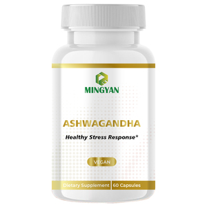 Cápsulas de Suplemento de Ashwagandha OEM Sin Gluten, Extracto de Raíz Antioxidante, Cápsulas de Ashwagandha - Product Image 1