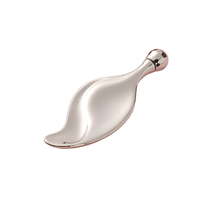 Bâton de massage pour les yeux en alliage de zinc, or rose, or, argent, double usage, outil Gua Sha facial pour la réduction des rides du visage et du cou