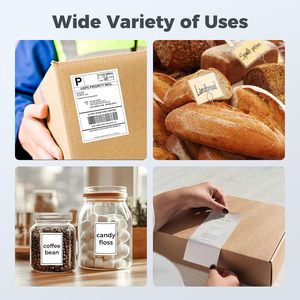 Wasserfeste 4x6 Direkt-Thermische Kunststoff-Etiketten Selbstklebende Superkleber-Aufkleber für Bastelarbeiten Glänzende Oberfläche Kostenlose Probe - Product Image 4