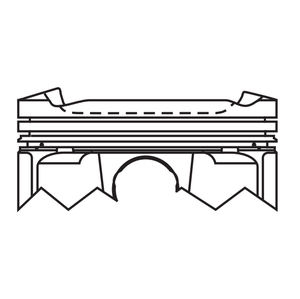 PIN de pistón de motor 1AR-FE, 22,0x56,0, longitud 53,0, 31,4, altura + 3,1-5,2 - Product Image 1