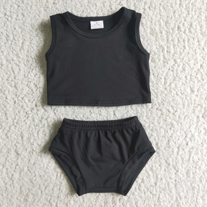 Conjunto de 3 piezas de tul con diseño de telaraña de Halloween para niña, con camisa y pantalones cortos. - Product Image 2