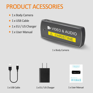 Mini Cámara Portátil HD 1080P para el Cuerpo con Capacidad de Transmisión Wifi, Sin Pantalla - Product Image 6