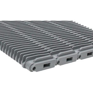 400 série Super Rib Straight Run convoyeur à bande chaîne maille plastique feuille chaîne Type - Product Image 1