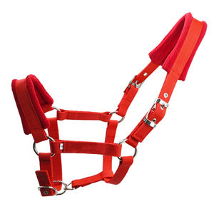 Harnais de cheval western en nylon réglable personnalisé avec doublure en polaire pour <span class=keywords><strong>animaux</strong></span> et rembourrage doux - Product Image 2