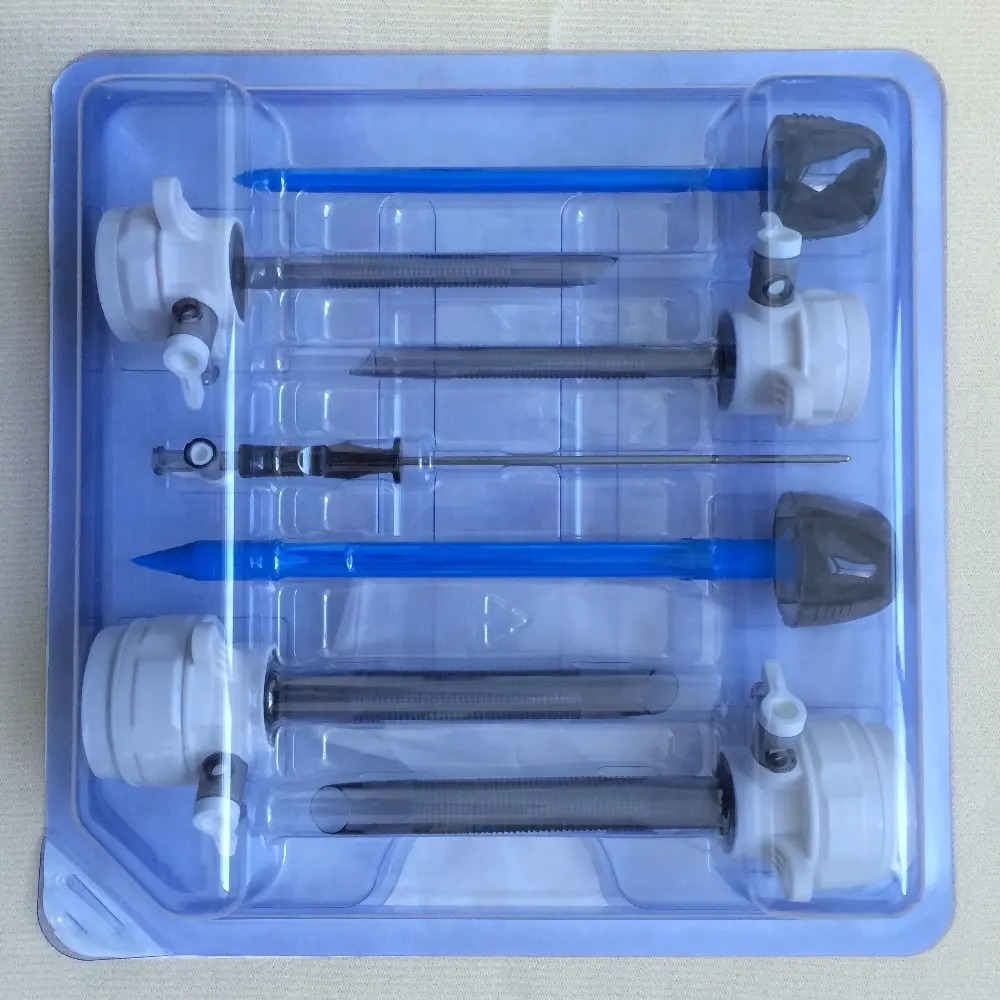 Disposable Laparoscopic Detachable Bladeless Dilating Tip Trocar 3ミリメートル5ミリメートル10ミリメートル12ミリメートル15ミリメートル