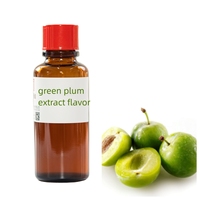Approvisionnement d'usine extrait de prune verte pure de haute qualité concentré de prune verte liquide saveur prune fFavor