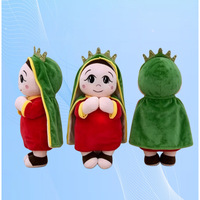 Peluche apaisante personnalisée pour bébé avec musique douce, jouet en peluche princesse, coussin décoratif de dessin animé, cadeau en gros pour enfants
