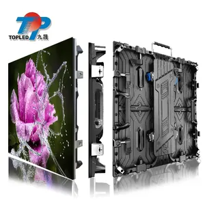 TOPLED large shenzhen cube stage backdrop conference room advertising monitor led screen for concerts building commercial