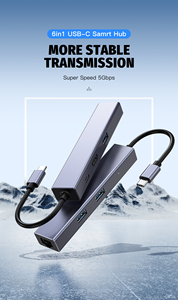 <span class=keywords><strong>USB</strong></span> C HUB 6 trong 1 multiports <span class=keywords><strong>adapter</strong></span> để 4K 60Hz <span class=keywords><strong>HDMI</strong></span> RJ45 <span class=keywords><strong>USB</strong></span>-A 3.0 với PD 100W cho MacBook - Product Image 3