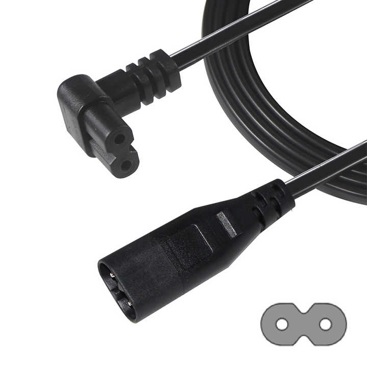 Iec Extension Lead 2 Wire Plug C7 To Figure 8 Extension Lead C7 Iec