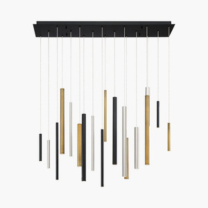 Lustre nordique moderne et simple en fer noir design américain LED industriel vintage pour la <span class=keywords><strong>cuisine</strong></span> et la salle à manger décorative - Product Image 6
