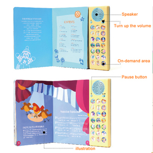 Livres <span class=keywords><strong>audio</strong></span> d'éducation de la petite <span class=keywords><strong>enfance</strong></span> avec des histoires et de la musique Boîte à jouets d'enseignement pour enfants jouable électronique - Product Image 6