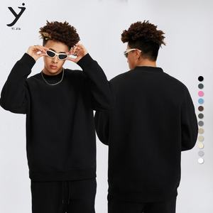 Winter Men's Fleece Cotton <b>Thermal</b> Crew Neck Sweatshirt Full Sleeve Oversize Sportswear Unisex Pull Over Plain <b>Top</b> - Product Image 1