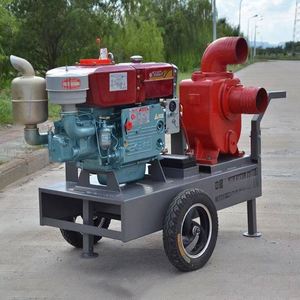 Pompe à eau centrifuge NS de 6 pouces avec moteur diesel de 18 CV pour l'irrigation et le transfert d'eau à grand volume - Product Image 1