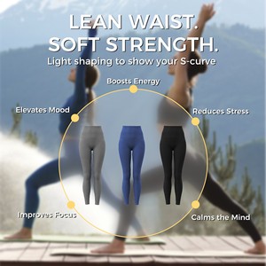 Leggings de Yoga de Cintura Alta para Mujer, Sin Costura Delantera, Control de Abdomen, Suaves como la Mantequilla, Secado Rápido, Spandex/Poliéster 220g, para Gimnasio - Product Image 6