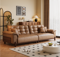 Canapé en chenille à mousse multicouche haute résilience - un ensemble de canapés modulaires durables, idéal pour les projets d'appartements de luxe
