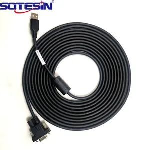 Cable rs232 clásico Cable de 5 m adecuado para Honeywell 3310G DB9 a DB15 Cable de datos del escáner de luz roja