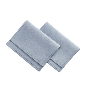 Bolsa de regalo de microfibra para joyería, rectangular, 8x8cm, 6x6cm, 8x6cm, 9x9cm, para organizar anillos, collares y auriculares - Product Image 4