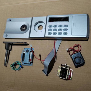 LCD Màn hình hiển thị lớn chống cháy an toàn khóa tiền kinh doanh kim loại an toàn hộp với mã khóa và Đôi Phím - Product Image 2