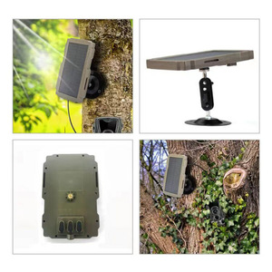 Panneau solaire pour caméra de chasse, 6V 12V en option, batterie 3000mAh, chargeur solaire - Product Image 4